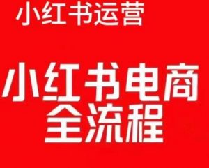 红薯电商实操课，小红书电商全流程-云途资源库