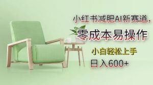 小红书减肥AI新赛道，零成本易操作，日入多张，小白轻松上手【揭秘】-云途资源库