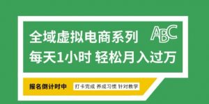 全域虚拟电商变现系列，通过平台出售虚拟电商产品从而获利-云途资源库