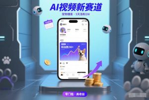 AI视频新赛道，宠物播客仅注册5天涨粉2W，收益非常可观-云途资源库