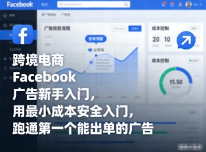 跨境电商Facebook广告新手入门，用最小成本安全入门，跑通第一个能出单的广告-云途资源库
