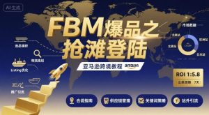 FBM爆品之抢滩登陆-亚马逊跨境教程-云途资源库