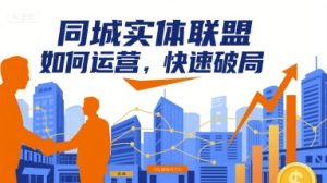 同城实体联盟如何运营，快速破局-云途资源库