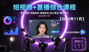 短视频+直播综合课程，审核新规-流量结构-搜索联动-核心算法-推流细节【更新】-云途资源库
