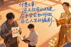 付费文章：逆天改命的关键，在于学会如何做自己人生的编剧-云途资源库