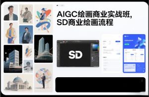 AIGC绘画商业实战班，SD商业绘画流程-云途资源库