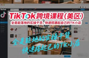 TikTok跨境课程（美区），全是能落地的实操干货，快速搭建起自己的TK小店-云途资源库