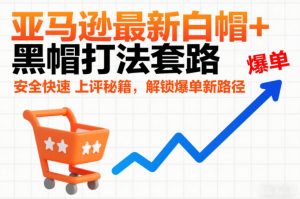 亚马逊最新白帽+黑帽打法套路，安全快速上评秘籍，解锁爆单新路径-云途资源库