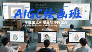 AIGC绘画班，掌握主流Ai绘画软件的应用（Stable Diffusion x Midjourney x Fooocus）-云途资源库