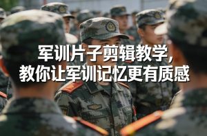 军训片子剪辑教学，教你让军训记忆更有质感-云途资源库