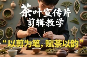 茶叶宣传片剪辑教学,以剪为笔,赋茶以韵,新手也能拍出高级感-云途资源库