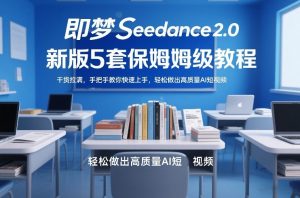 即梦Seedance2.0新版5套保姆级教程,干货拉满,手把手教你快速上手,轻松做出高质量AI短视频-云途资源库