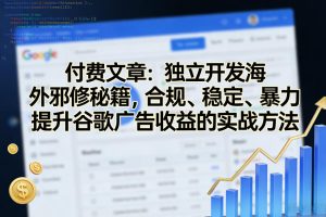 付费文章：独立开发海外邪修秘籍，合规、稳定、暴力提升谷歌广告收益的实战方法-云途资源库