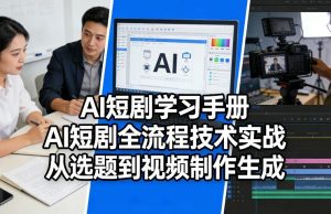 AI短剧学习手册,AI短剧全流程技术实战,从选题到视频制作生成-云途资源库