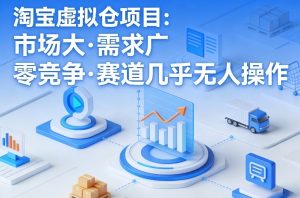 淘宝虚拟仓项目，市场大，需求广，零竞争，赛道几乎没人操作-云途资源库