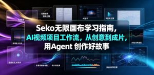 Seko无限画布学习指南,AI视频项目工作流,从创意到成片,用Agent 创作好故事-云途资源库