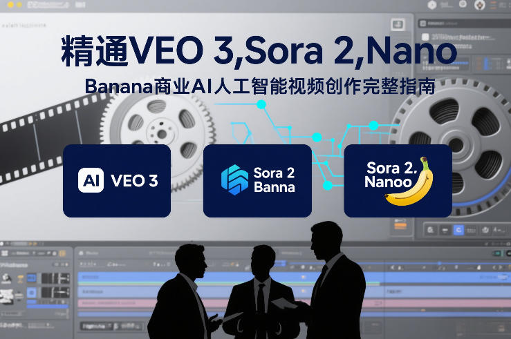 精通VEO 3，Sora 2，Nano Banana商业AI人工智能视频创作完整指南-云途资源库